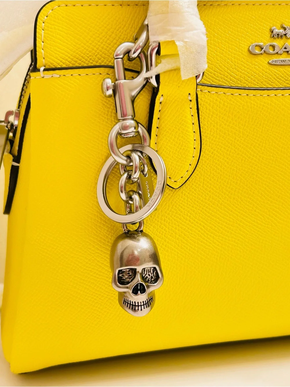NWOT EXTREMELY RARE Coach Skull Bag Charm/ Keychain